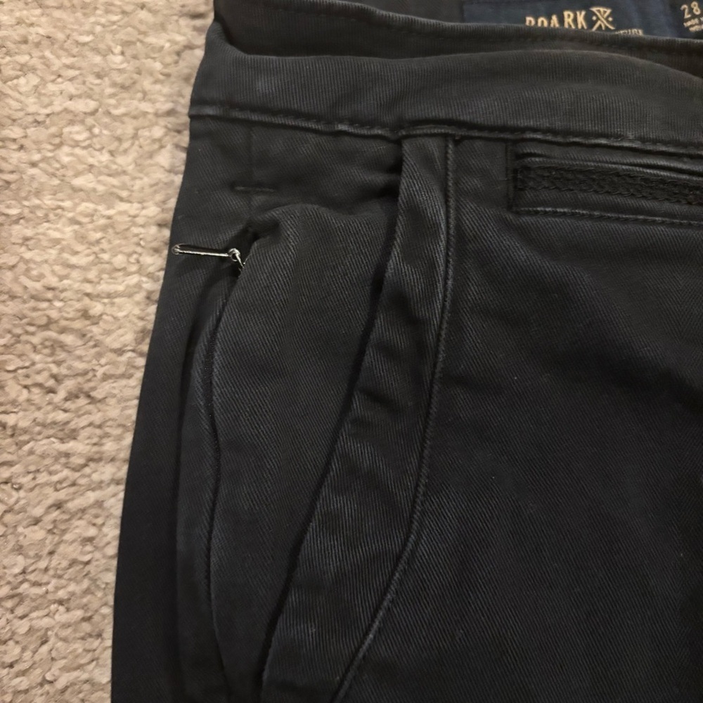 Roark Standard Slim Fit Black Chino - size 28​ - Picture 6 of 11